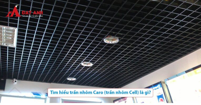 trần nhôm caro