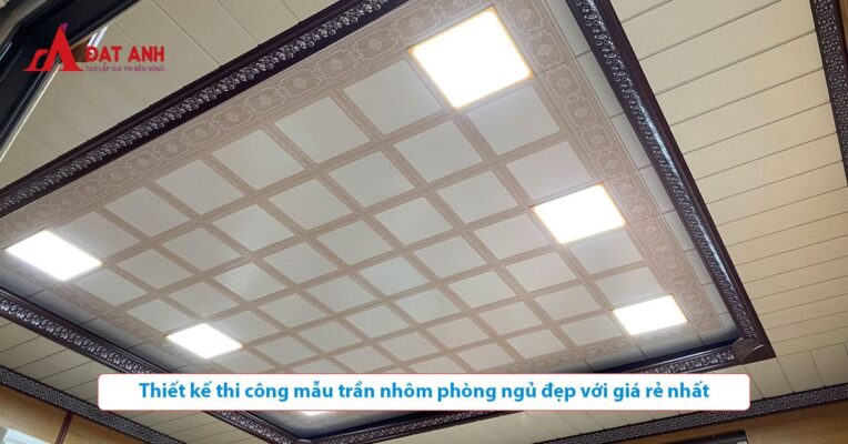 trần nhôm phòng ngủ