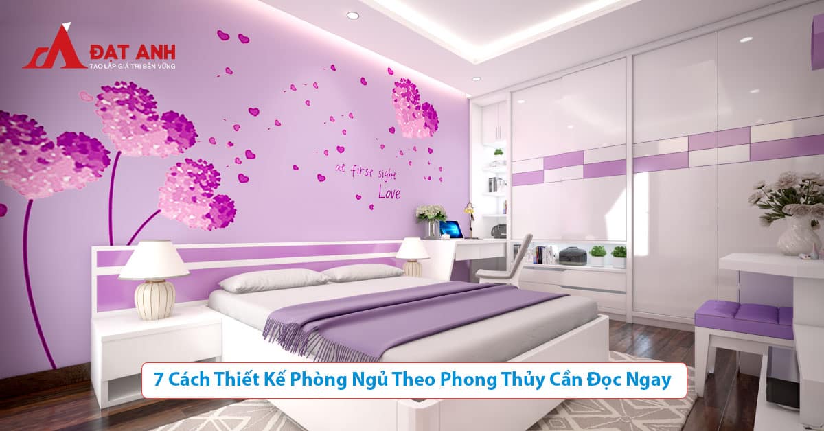 thiết kế phòng ngủ theo phong thủy