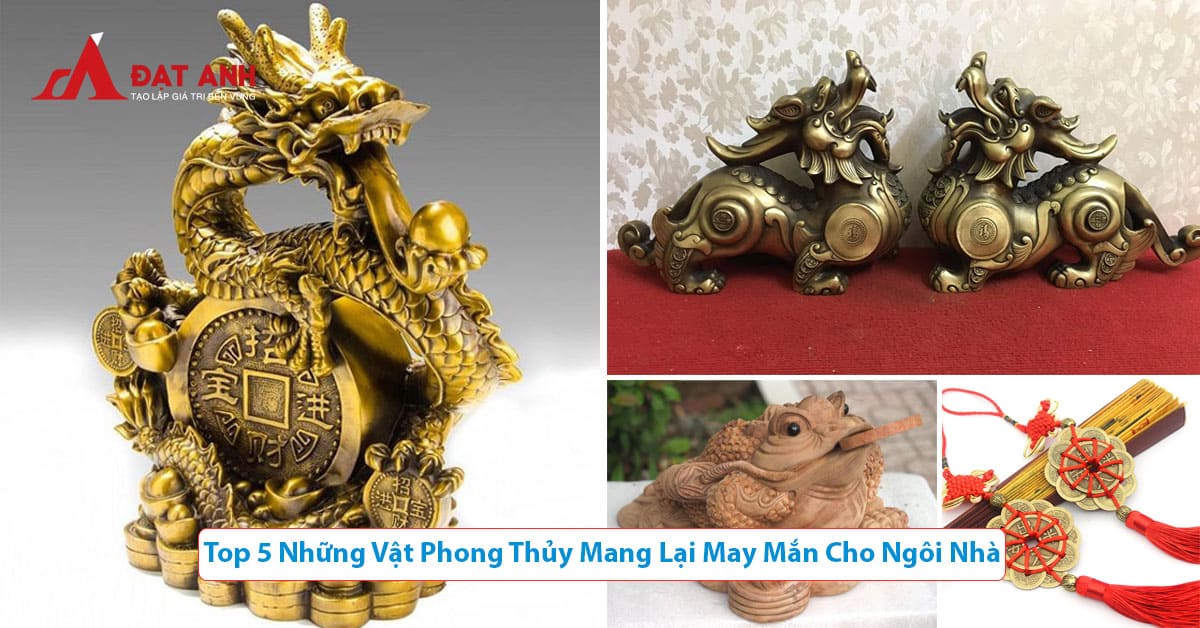 vật phong thủy mang lại may mắn