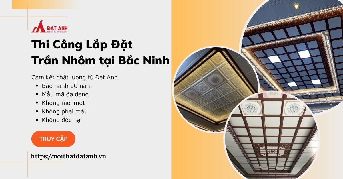 Trần nhôm tại Bắc Ninh