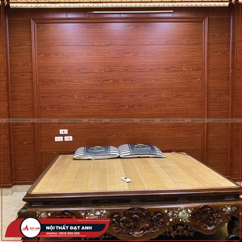tấm nhựa ốp tường phòng ngủ