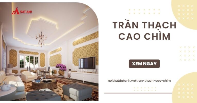trần thạch cao chìm