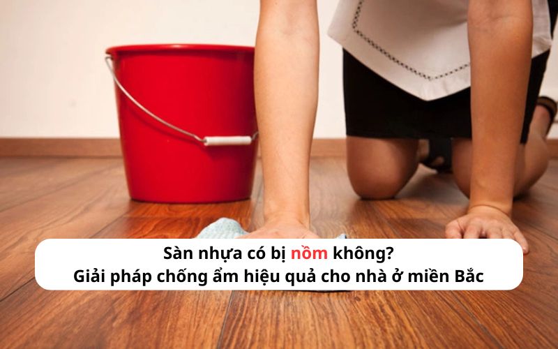 Sàn nhựa có bị nồm không